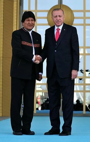 Bolivya Devlet Başkanı Ankara'da