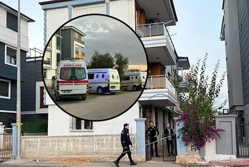 Eşini ve 2 çocuğunu katletti