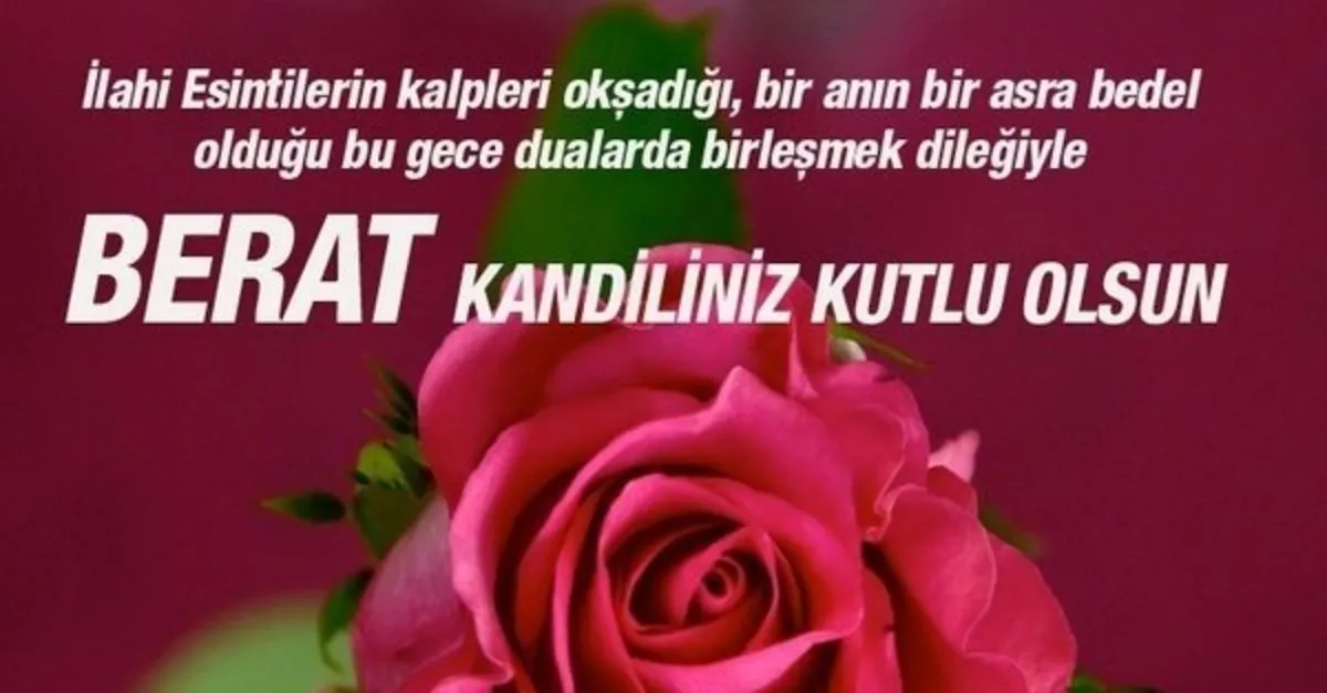 Duali Ve Hadisli Berat Kandili Kisa Mesajlari Iste En Guzel Ve Resimli Berat Kandili Mesajlari Galeri Takvim