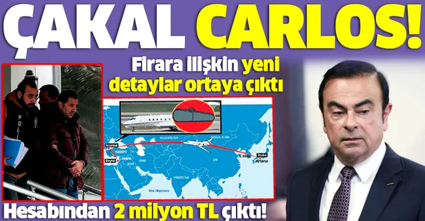 Nissan eski CEO’su Carlos Ghosn'un firarına ilişkin yeni ayrıntıları ortaya çıktı: Hesabından 2 milyon TL çıktı