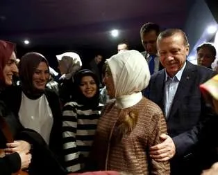 Erdoğan, Bizim Hikaye filmini izledi