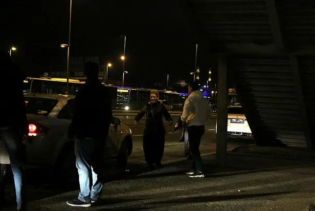 Kağıthane'de polisi görünce yanındaki çocuğu kaza yerinde bırakıp kaçtı-1