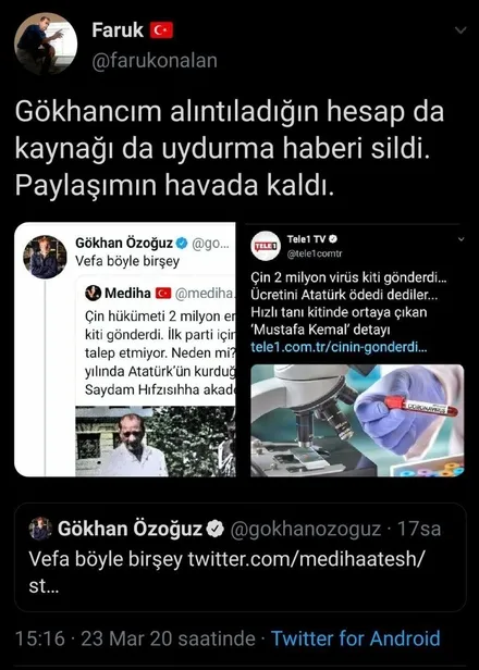 Çin'den getirilen hızlı tanı kitleri üzerinden algı operasyonu! Atatürk'ü de alet ettiler! Refik Saydam Hıfzıssıhha nedir?-3