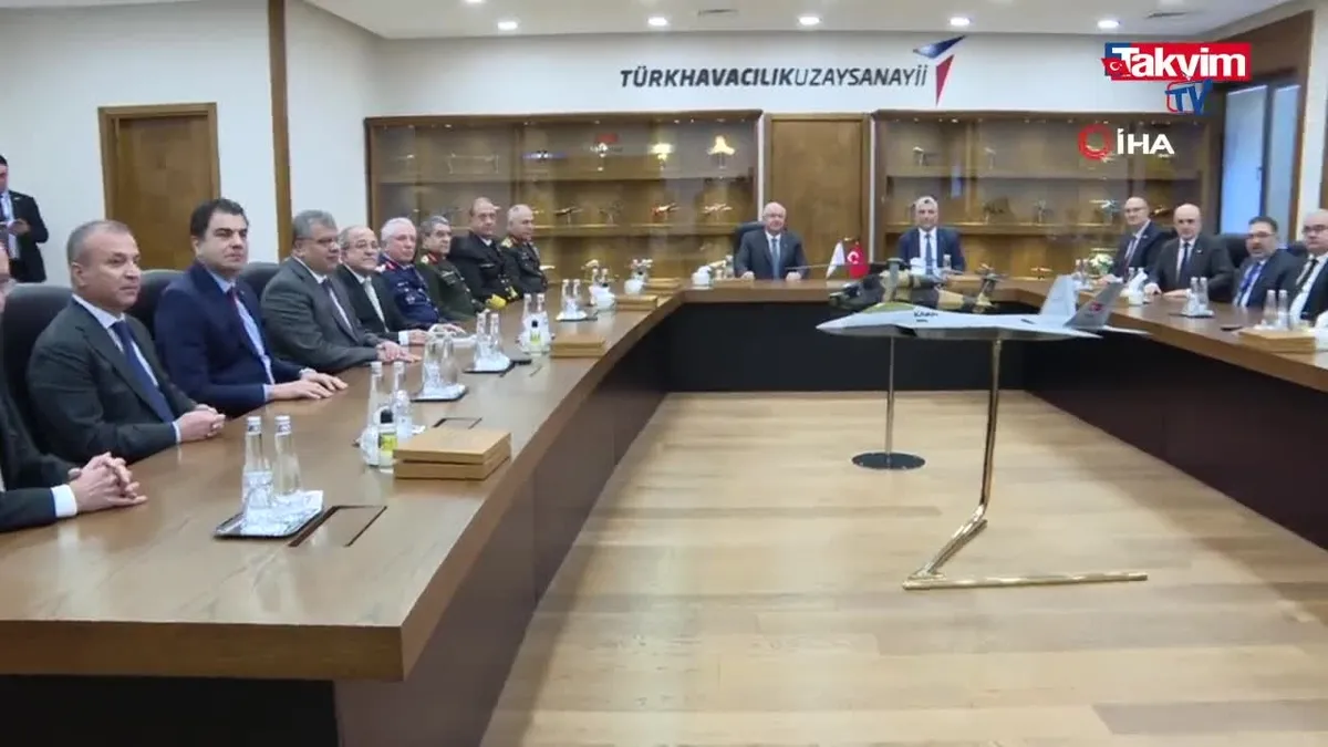 Bakan Güler'den TUSAŞ'a taziye ziyareti