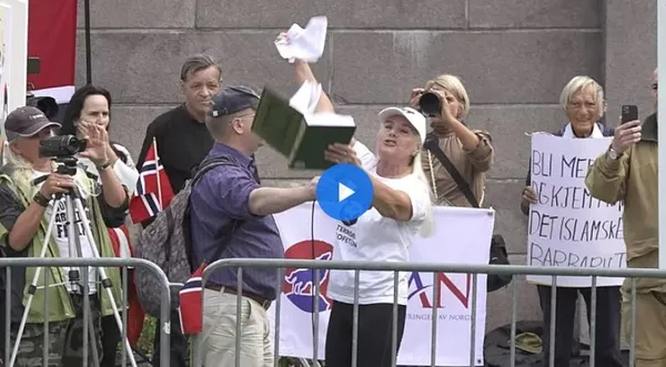 İsveç'te yeni skandal! Salwan Momika'nın parlamento dışında Kur'an- Kerim yakmasına yine göz yumdular-17