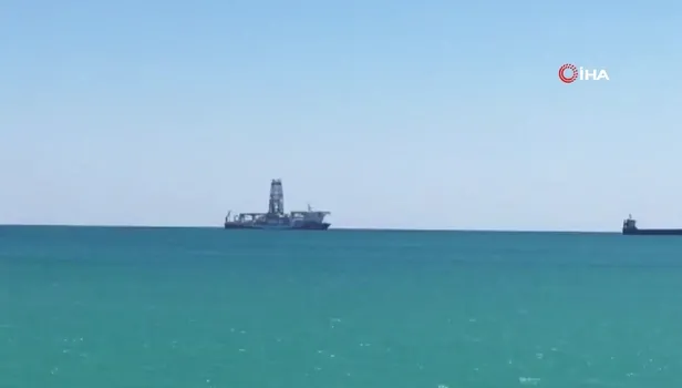 "Yavuz" gemisi Mersin açıklarına ulaştı