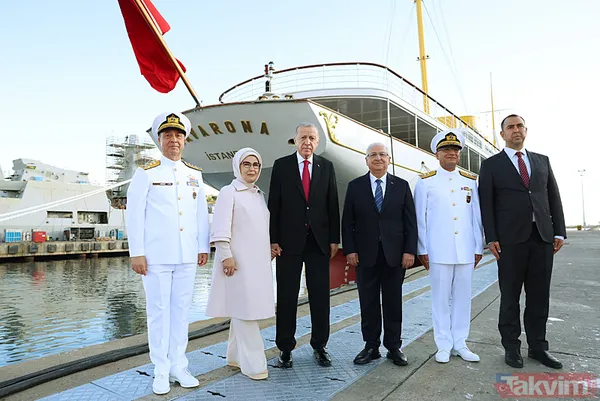 Başkan Erdoğan, Gazi Mustafa Kemal Atatürk’ün manevi mirası Savarona yatını inceledi - 2