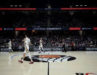 NBA maçında Elazığ ve Malatya’ya destek!