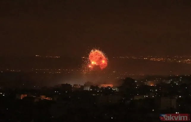 İsrail uçakları Gazze’yi bombalıyor