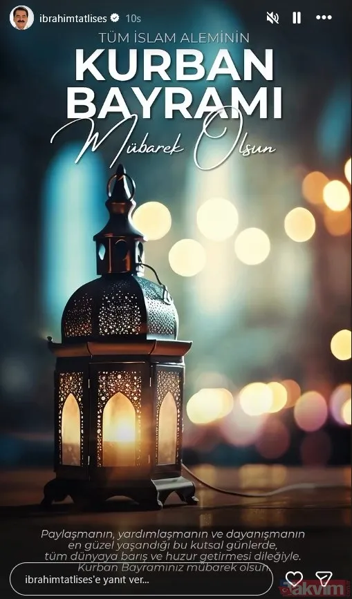 Sanat camiasından bayram mesajları! İşte ünlü isimlerin paylaşımları: Sibel Can, Hakan Ural, Hülya Koçyiğit... - 5