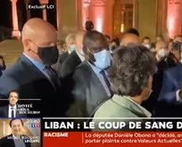 Macron gazeteciyi fırçaladı