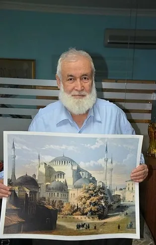 "Ayasofya davasını" kazanan İsmail Kandemir'in cuma namazı heyecanı! "Sabahın ilk ışıklarıyla yola koyulduk"