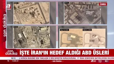 İşte İran'ın hedef aldığı ABD üsleri