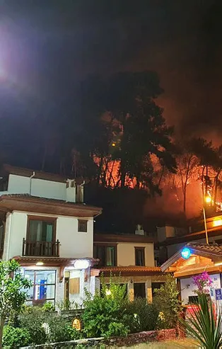 Muğla'da çıkan orman yangını söndürüldü