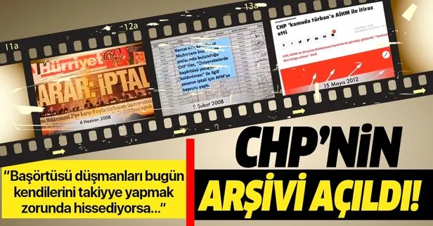 İletişim Başkanı Altun CHP’nin arşivini açtı: Başörtüsü düşmanları bugün kendilerini takiyye yapmak zorunda hissediyorsa...