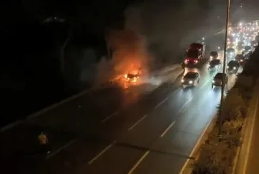 TEM’de korku dolu anlar!