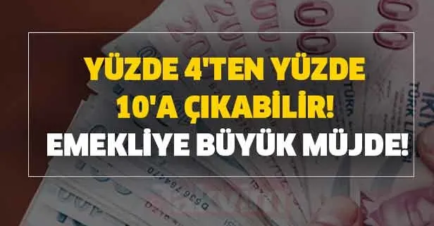 Yüzde 4'ten yüzde 10'a çıkabilir! Emekliye ek ödeme zam miktarı... SGK- SSK Bağ-Kur emekli maaşı ne kadar olacak?