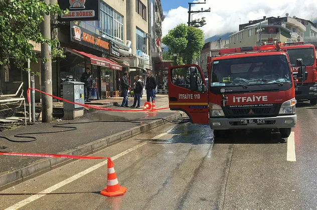 Bursa'da korkutan yangın!