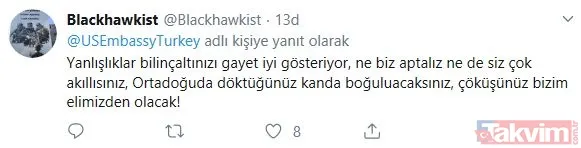 ABD Büyükelçiliği'nin FETÖ'cü Ergun Babahan'ın Bahçeli’yi hedef alan tweetini beğenmesine MHP'den sert tepki! - 11