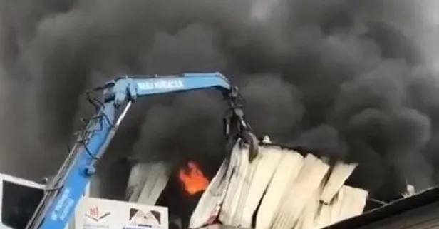 Ankara’da hareketli anlar: Geri dönüşüm tesisi...