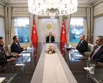 Başkan Erdoğan Al Sani’yi kabul etti