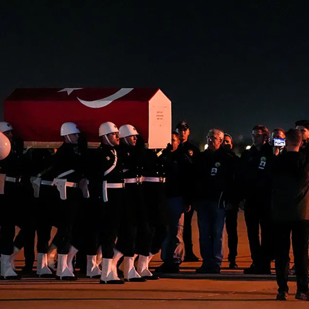 Şehit Pilot Bahar’ın cenazesi Türkiye’ye getirildi