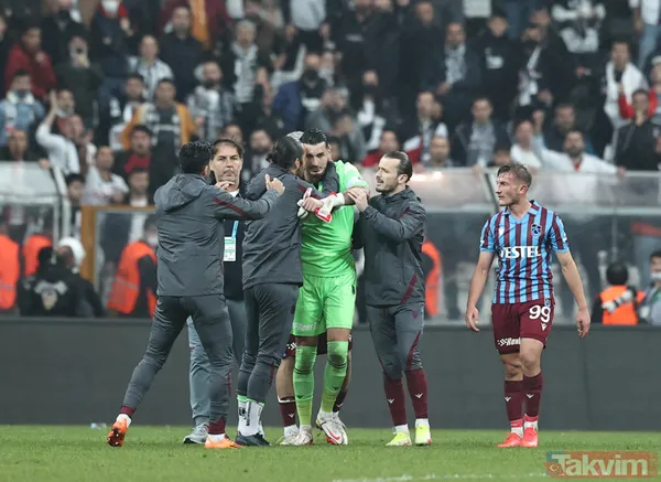 Derbi bitti ortalık karıştı! Beşiktaş Trabzonspor maçı sonrası Uğurcan Çakır'a kırmızı kart... - 49