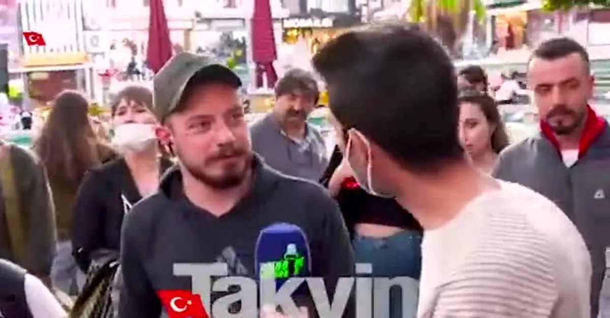 Sokak röportajında skandal iç savaş tehdidi: 2023'te AK Parti %90 oyla da kazansa iç savaş çıkarıp iktidardan indireceğiz