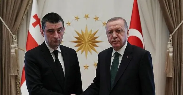 Başkan Erdoğan, Gürcistan Başbakanı Gakharia’yı kabul etti
