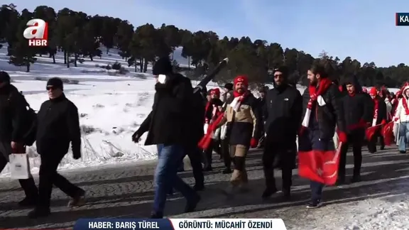 Türkiye "Bu toprakta izin var" temasıyla Sarıkamış'ta yürüdü