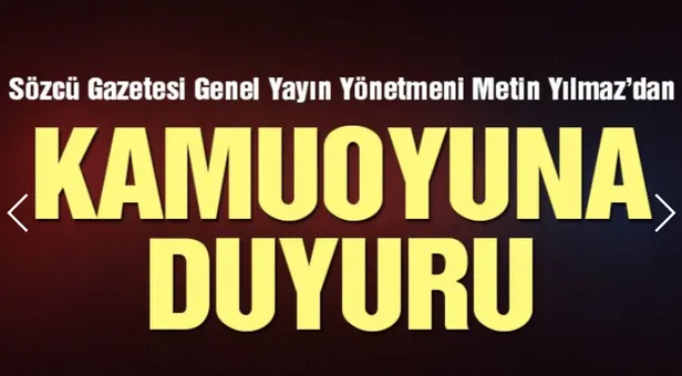 Sözcü gazetesinden yazarını ortada bırakan açıklama! Kumpas tutmayınca işi basın özgürlüğüne bağladılar!-1