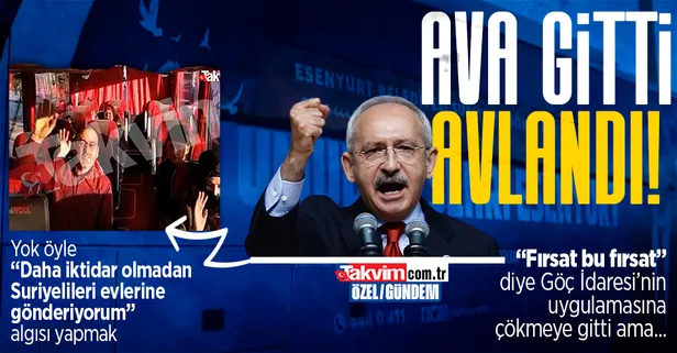 CHP Genel Başkanı Kemal Kılıçdaroğlu’nun elinde patlayan göçmen operasyonu! Göç İdaresi’nin uygulamasına çökecekti ama...