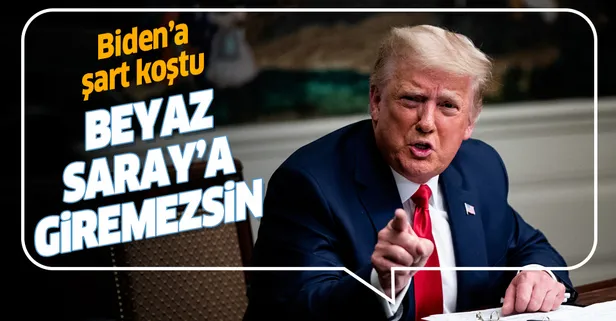 Donald Trump: Biden, Beyaz Saray’a ancak oyların hileli olmadığını kanıtlarsa girebilir