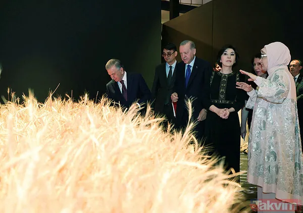 Başkan Erdoğan ve Mirzoyayev Beştepe'de 'Asırlık Tatların Buluşma Noktası: Yedi Bölgede Türk Mutfağı' sergisini gezdi - 10