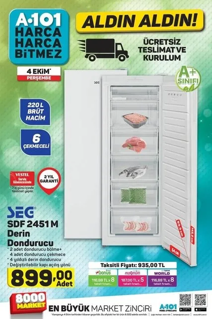 A101 aktüel ürünler listesinde bu hafta ne var? A101 indirimli ürünler! 4 Ekim 2018 Perşembe A101 aktüel ürünler-8