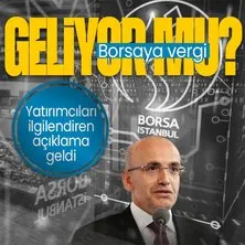 Hazine ve Maliye Bakanı Mehmet Şimşek açıkladı! Vergi düzenlemelerini içeren pakette son viraj | Borsa işlemlerine vergi geliyor mu?
