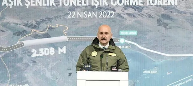 Aşık Şenlik Tüneli’nde ilk ışık göründü