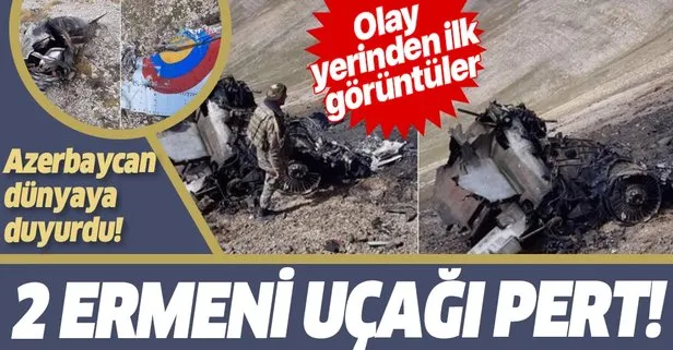 Son dakika: Ermenistan’a ait iki Su-25 savaş uçağı düştü!