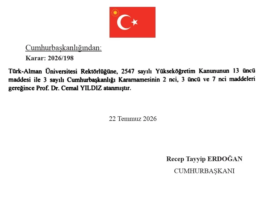 Başkan Erdoğan imzaladı! YÖK ve 8 üniversiteye yeni atamalar Resmî Gazete'de-10