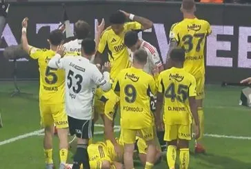 Beşiktaş - Fenerbahçe derbisinde ortalık karıştı!