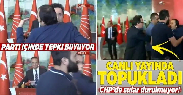 CHPli Tezcan canlı yayında topukladı! CHPde sular durulmuyor