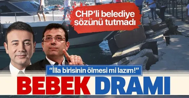 CHP’li Ekrem İmamoğlu ve Beşiktaş Belediye Başkanı Rıza Akpolat verdiği sözü tutmadı! Bebek iskelesi hala onarılmadı...