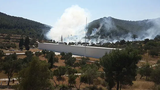 Gelibolu Yarımadası'nda orman yangını-1