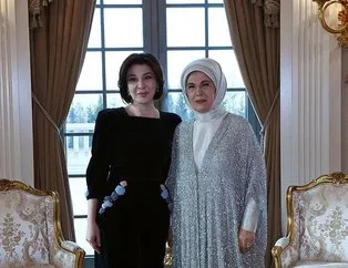 Emine Erdoğan, Mirziyoyev’in eşi ile görüştü