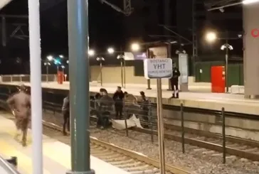 Yer: İstanbul! Gece kulübünde kavga eden alkollü şahıs, Marmaray'dan atlayarak intihar etti