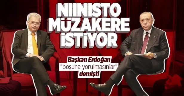 Niinisto’dan müzakere sinyali