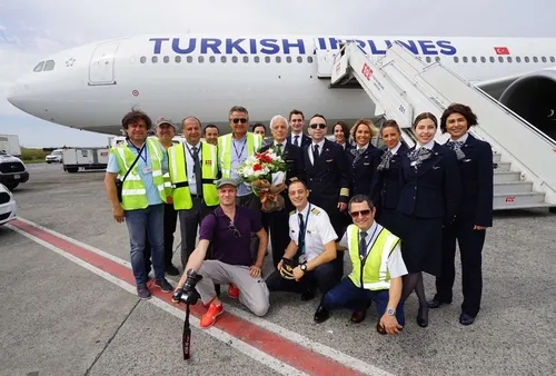 THY'nin 45 yıllık pilotu Kemal İnce emekli oldu-1