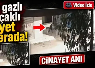 Kayseri’de biber gazlı ve bıçaklı cinayet kamerada!