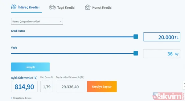 800 TL'ye 36 ay vadeli destek! Acil nakit ihtiyacı olanların etekleri zil çalacak! Kamu bankalarından müjde! Kredi faiz oranları güncellendi! - 8