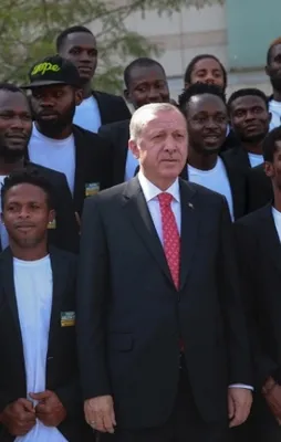 Erdoğan'ın ilgi odağı oldular